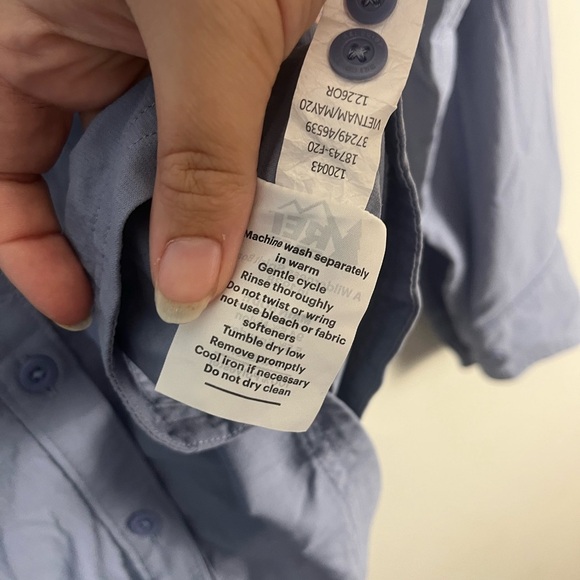 REI Co-op  Sahara Long-Sleeve Solid Shirt - Women's in purple grey size medium - Picture 6 of 10